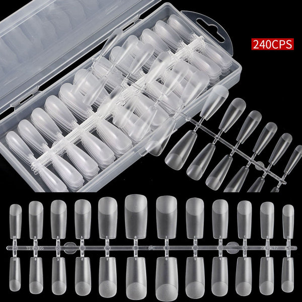 Clear False Nails For Nail Extension 240 Pieces