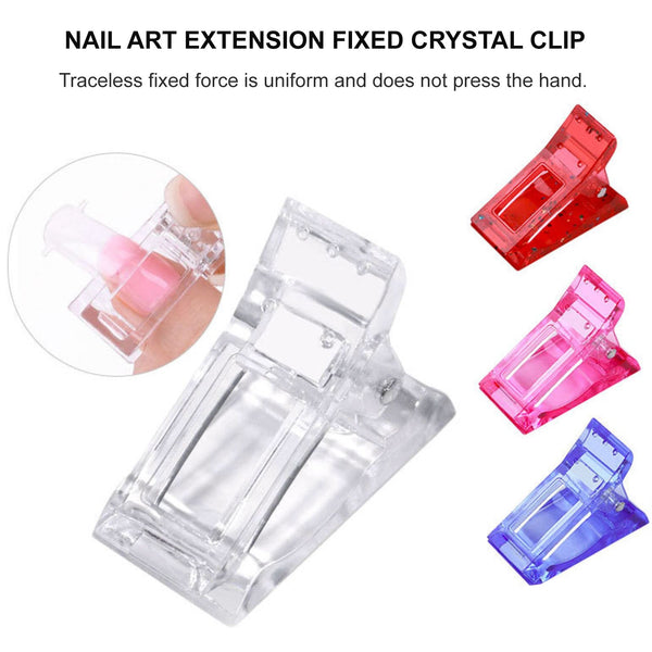 Extension Gel Crystal Fixing Clip 1 Piece