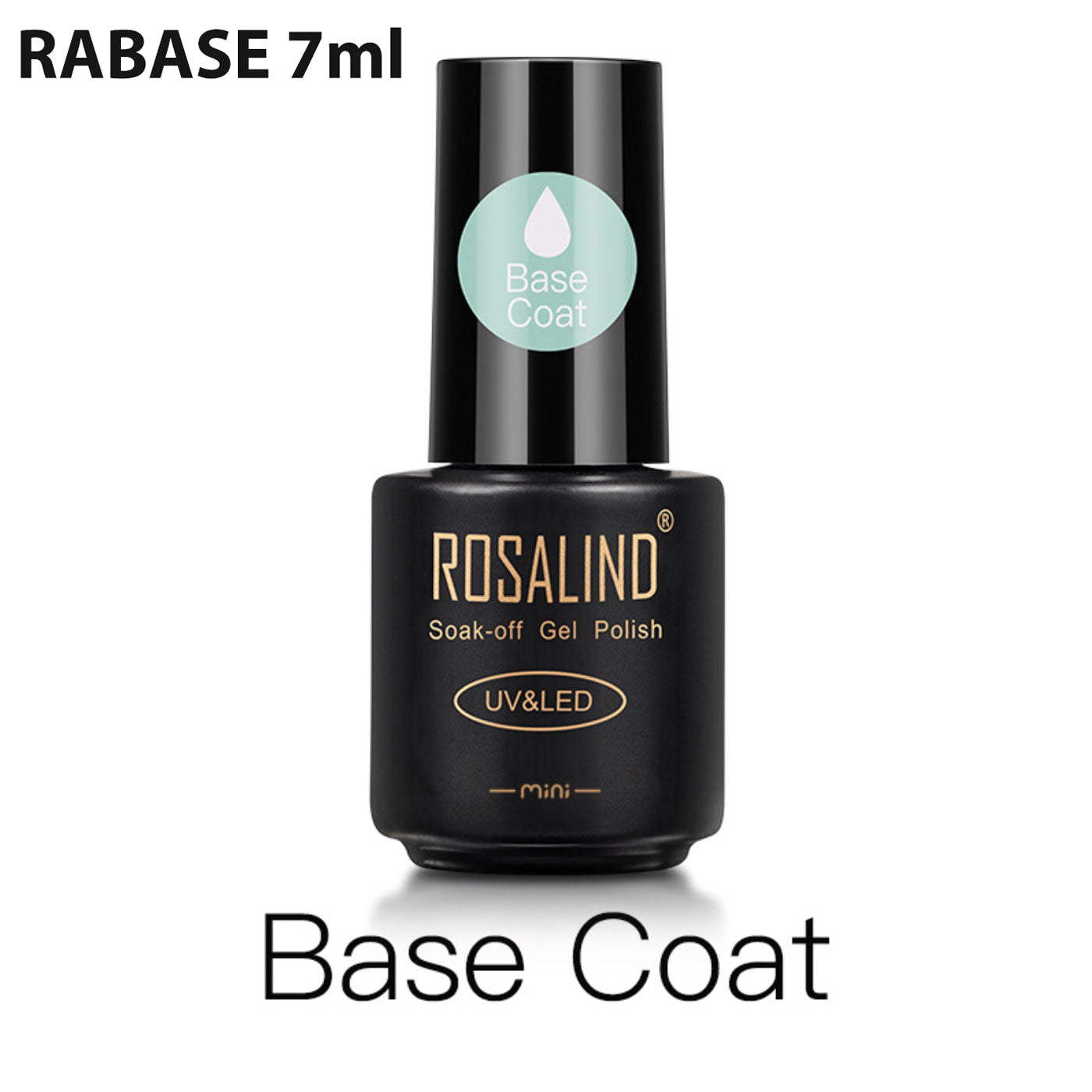 Rosalind UV&LED Soak-Off Gel Polish Base & Top Coat - Long Lasting Shine up  to 30 Days - Organic Texture for Health Safety - Professional Nail Art Gift  – Lynl